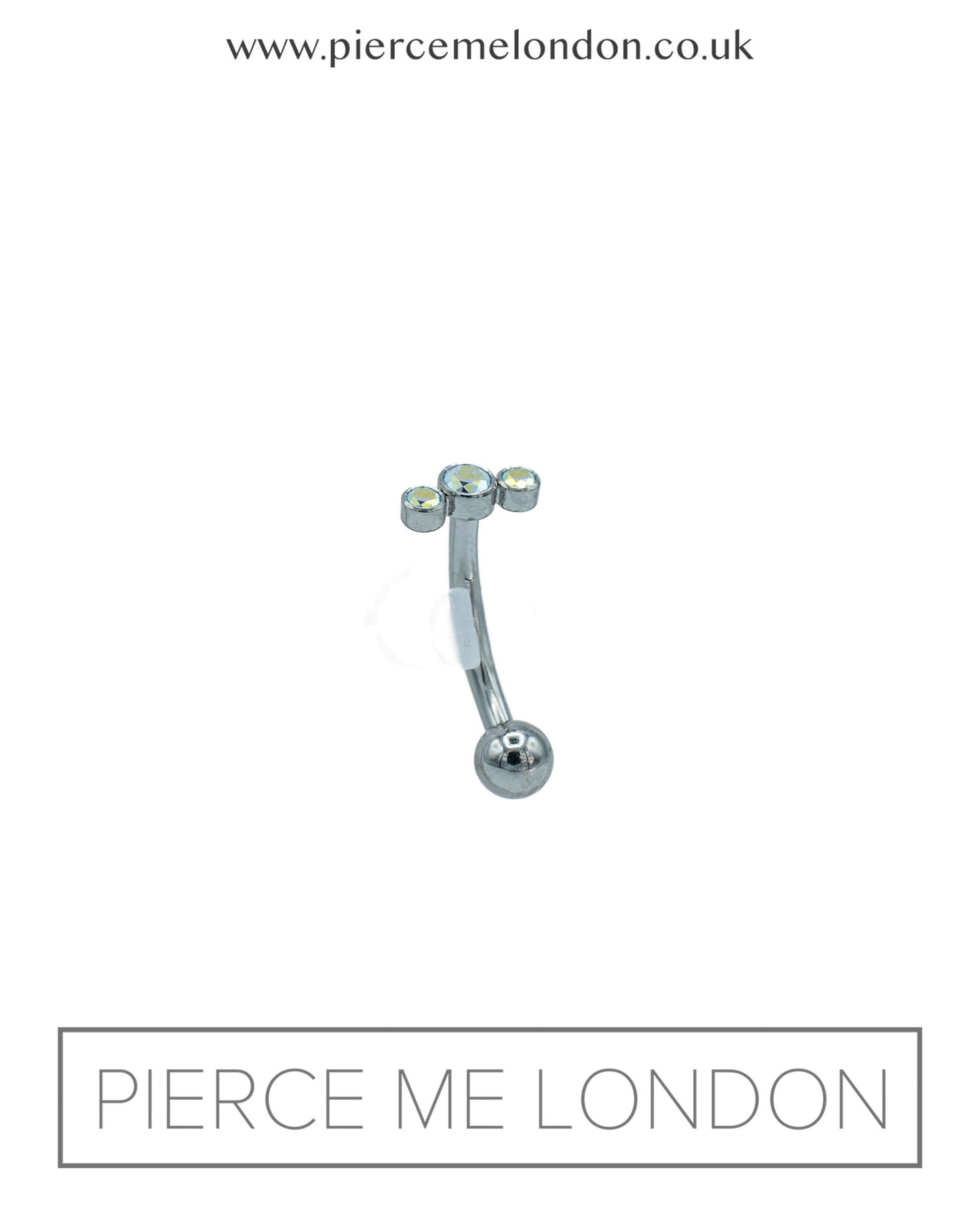 Gemmed Micro Curved Barbell - AB Favour (Le Roi)
