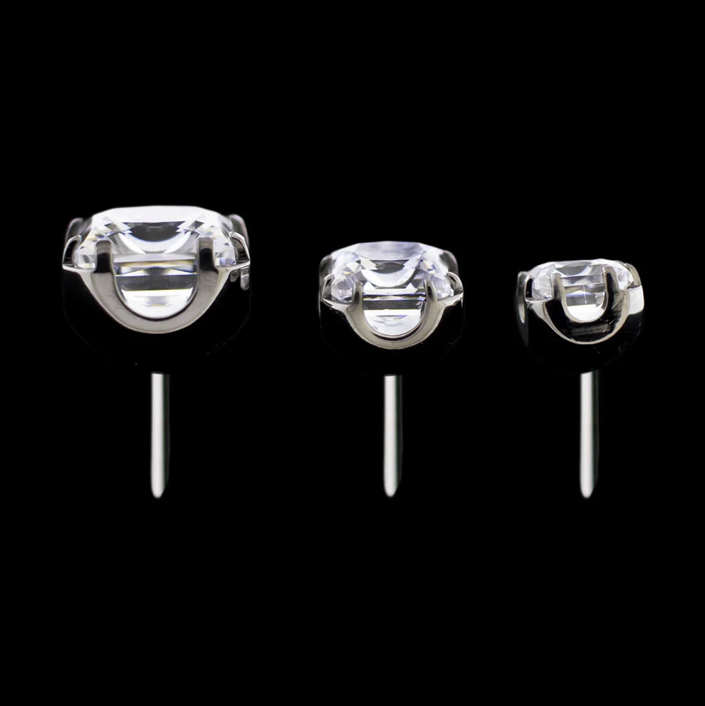 Axel Square Prong Set Low Profile End