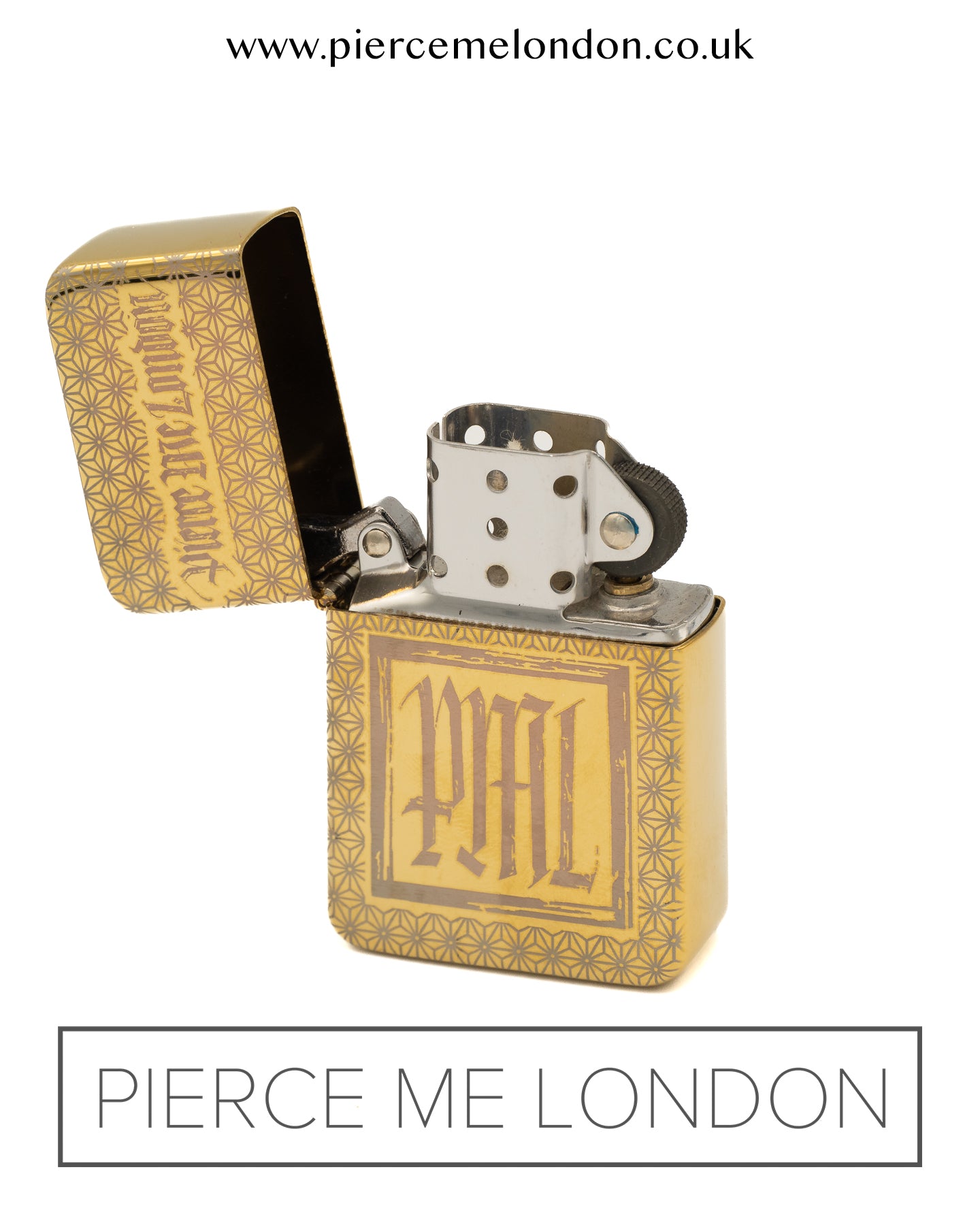 PML golden Zippo-like lighter