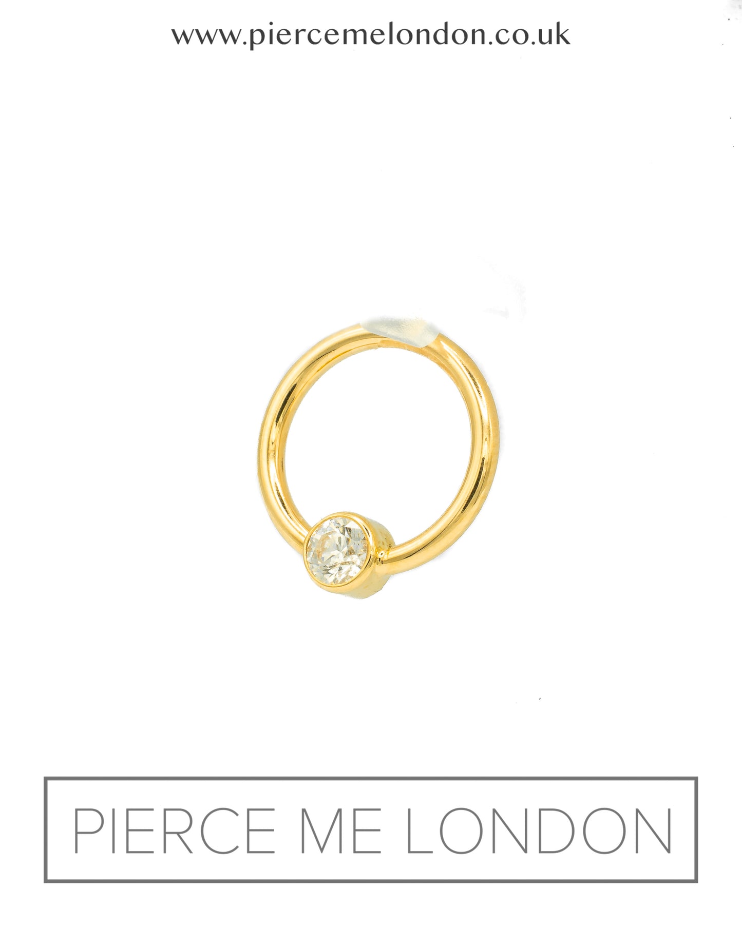 Fixed Bezel Set Ring YG