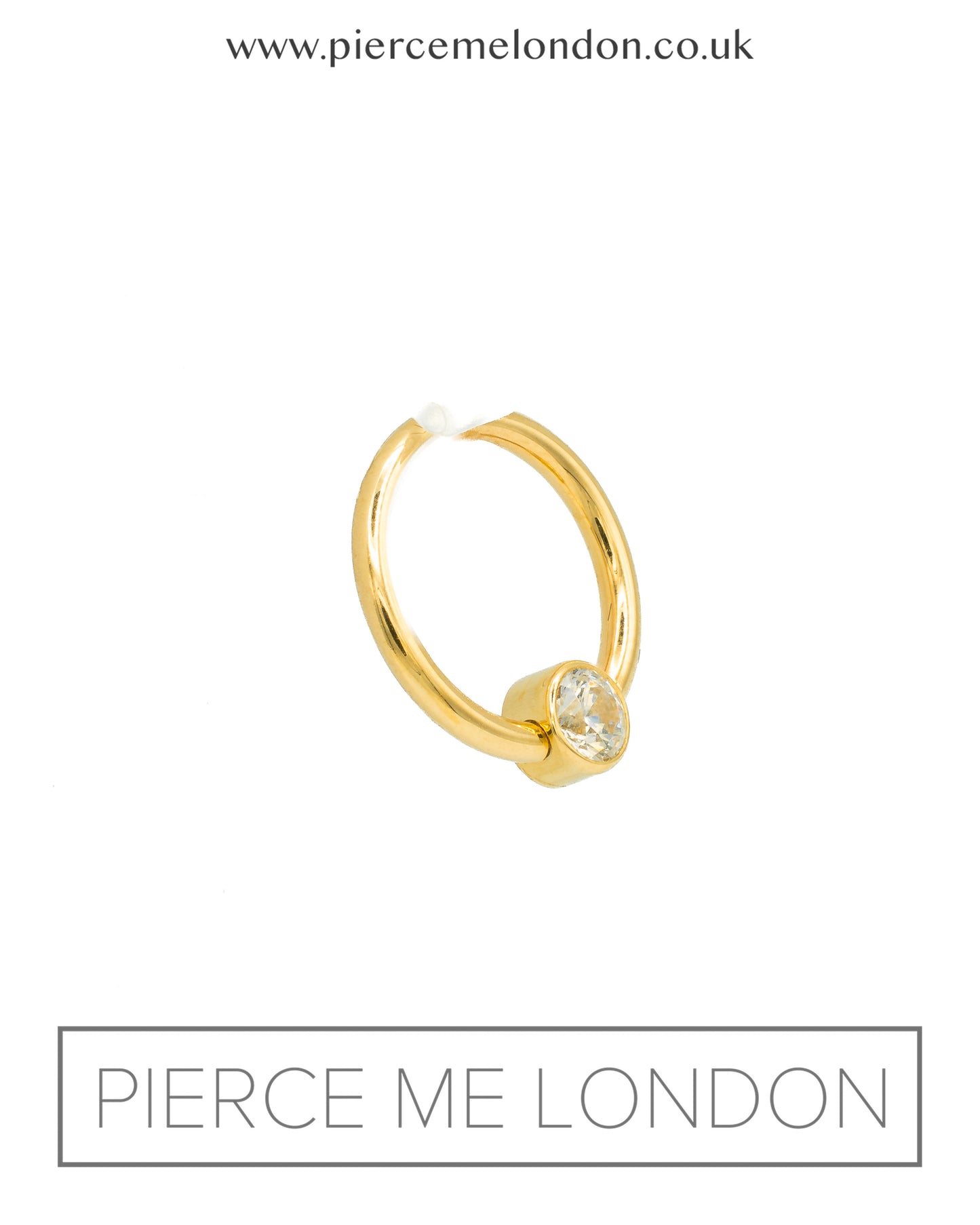 Fixed Bezel Set Ring YG