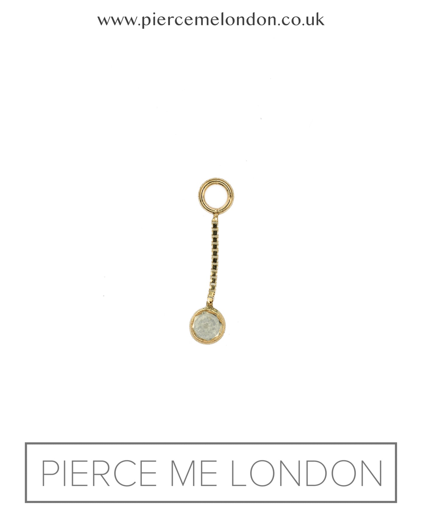 Round Dangle Short YG