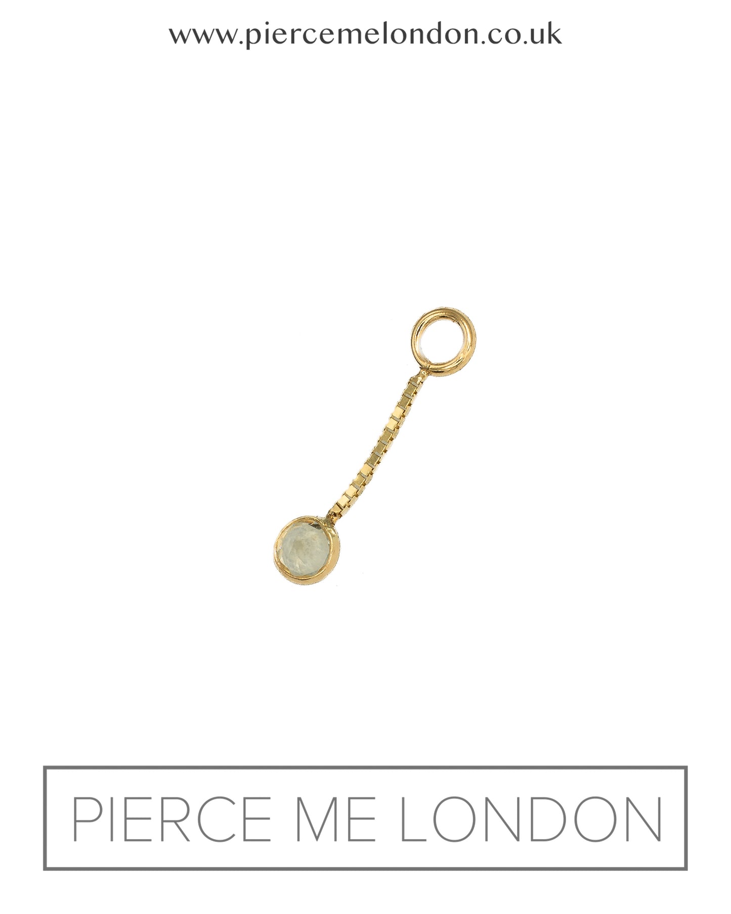 Round Dangle Short YG