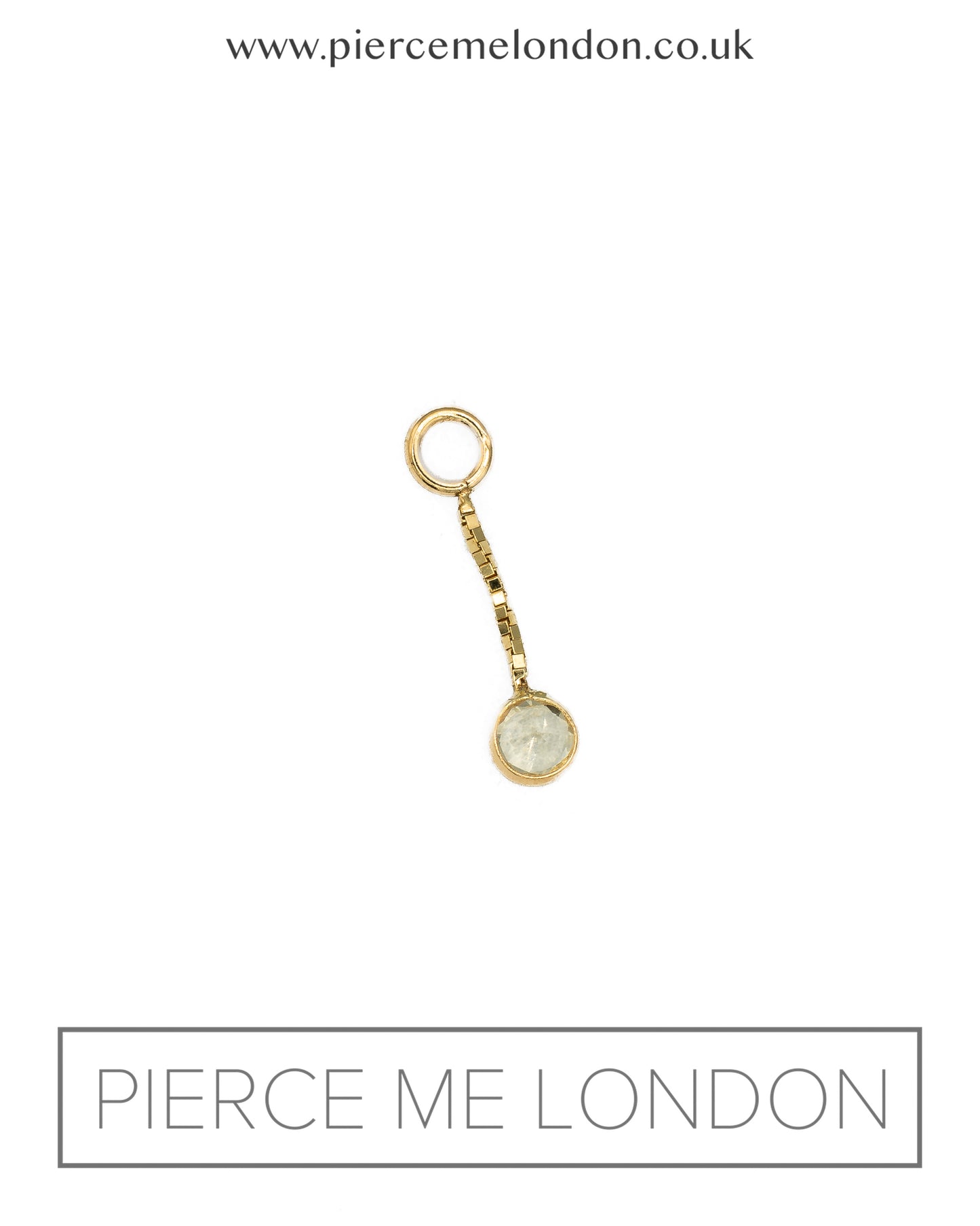 Round Dangle Short YG